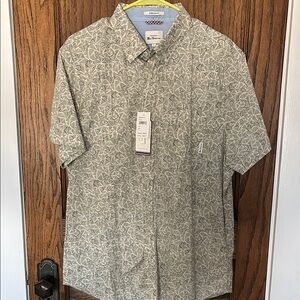 Ben Sherman Geometric Patterned Shirt SZ L NWT